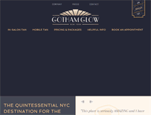 Tablet Screenshot of gothamglow.com